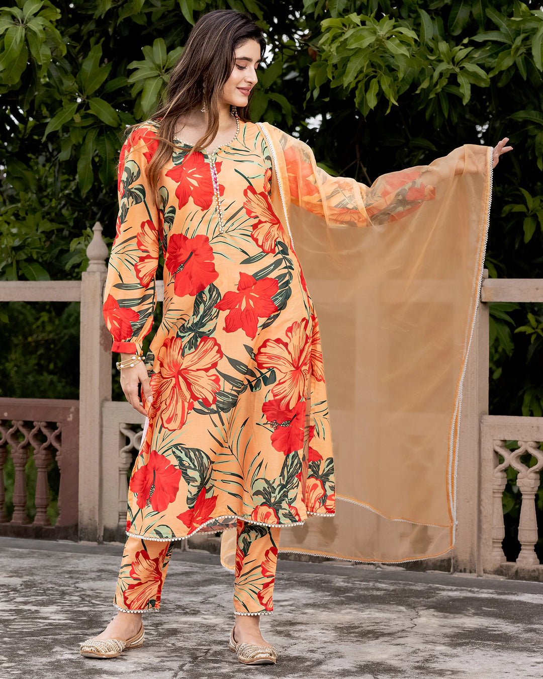 Peach Blossom Suit Set