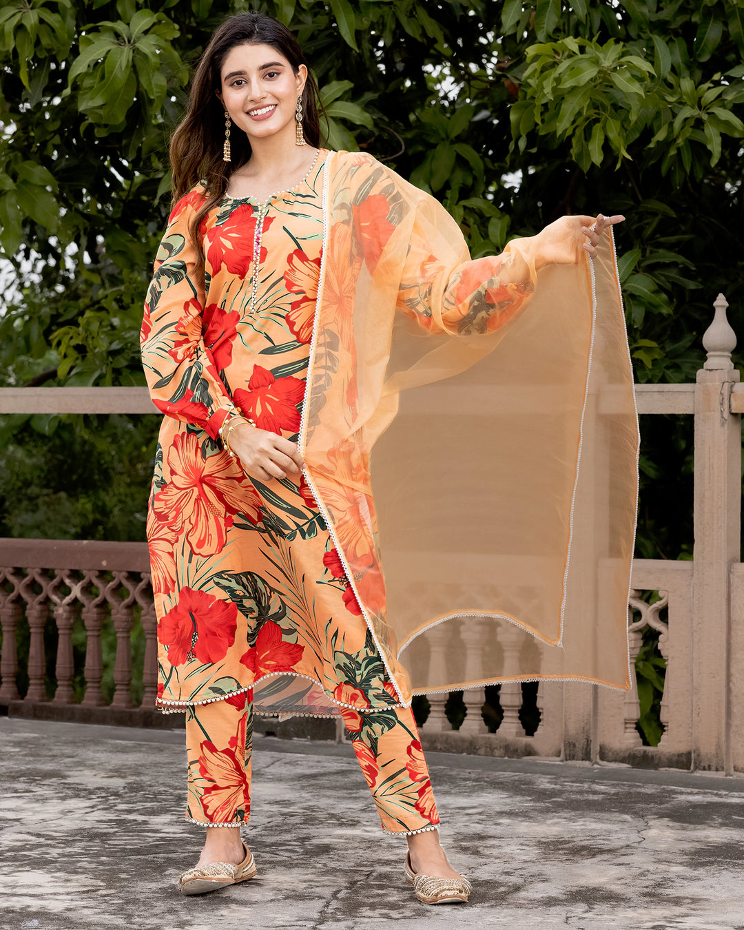 Peach Blossom Suit Set