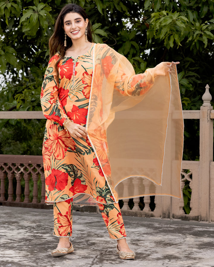 Peach Blossom Suit Set