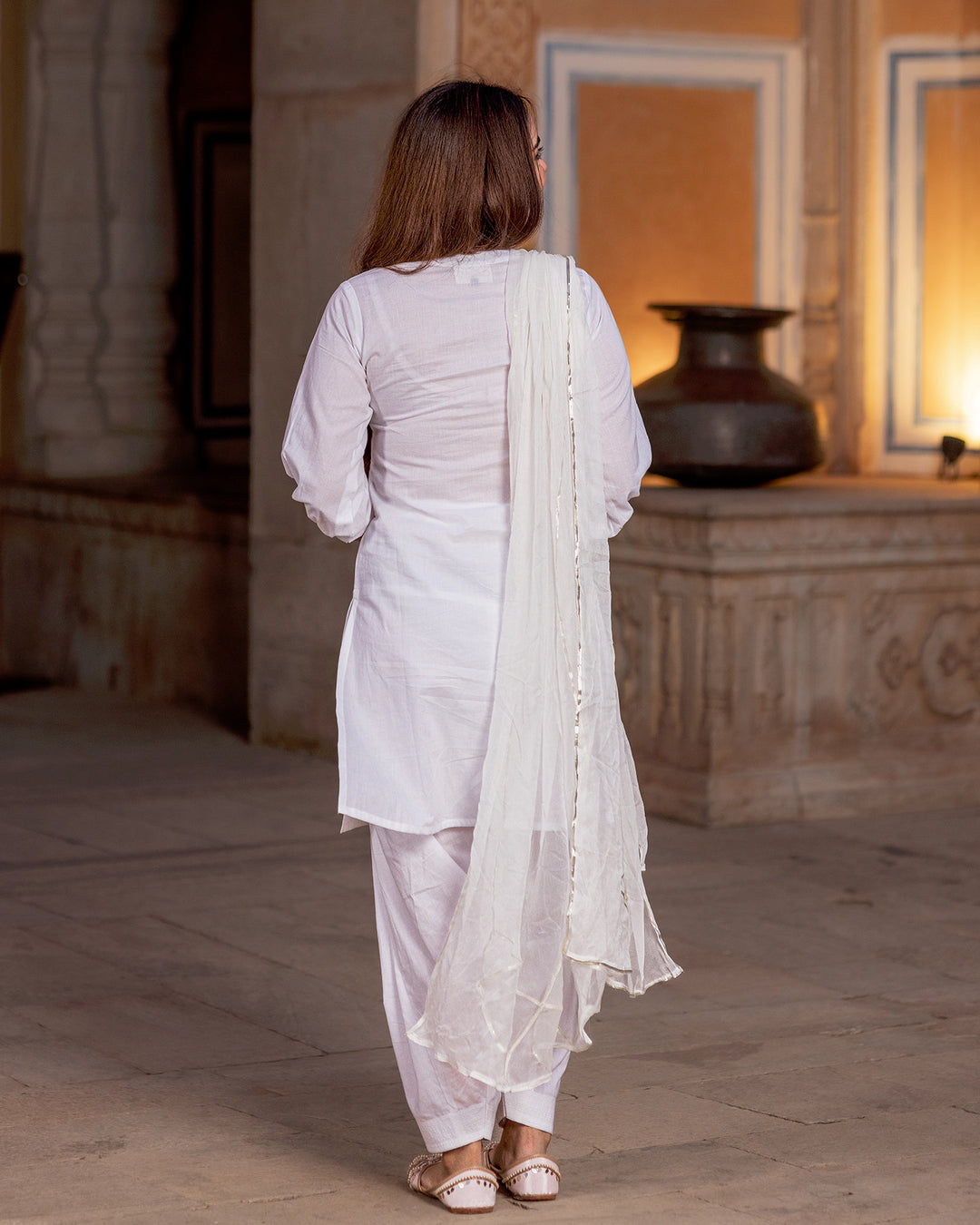 Pristine White Suit Set