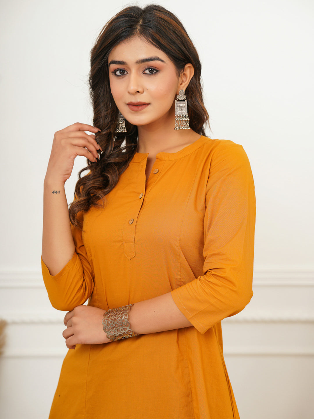 Light Brown A Line Kurti