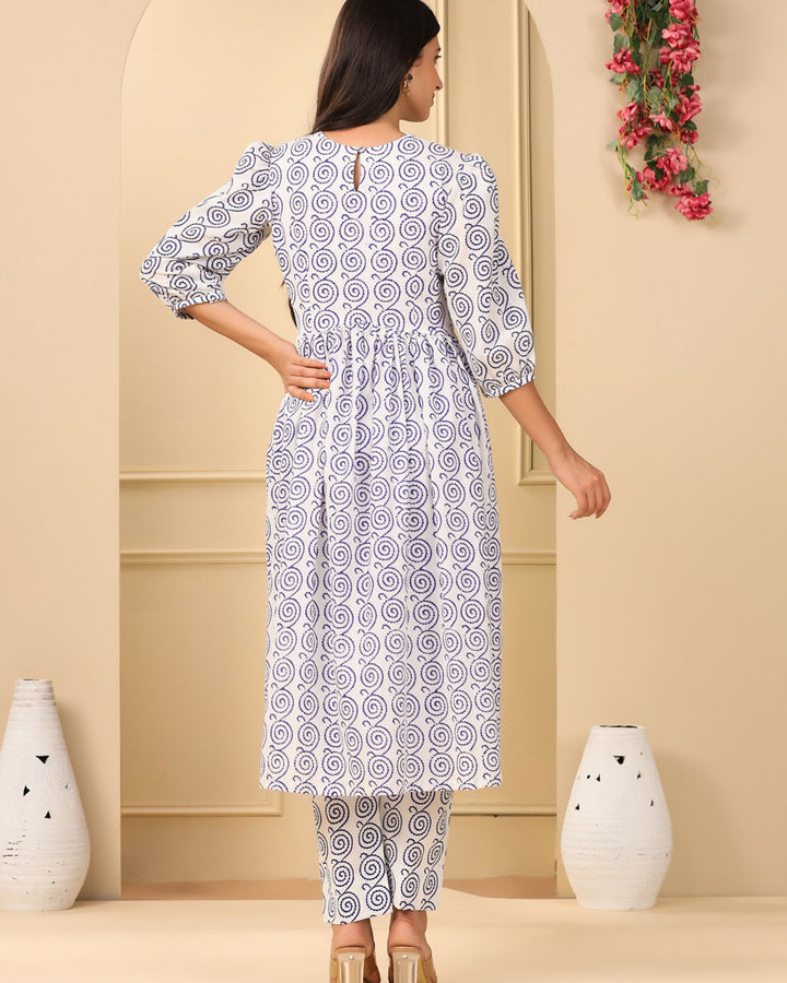 Molly Block Kurta Set