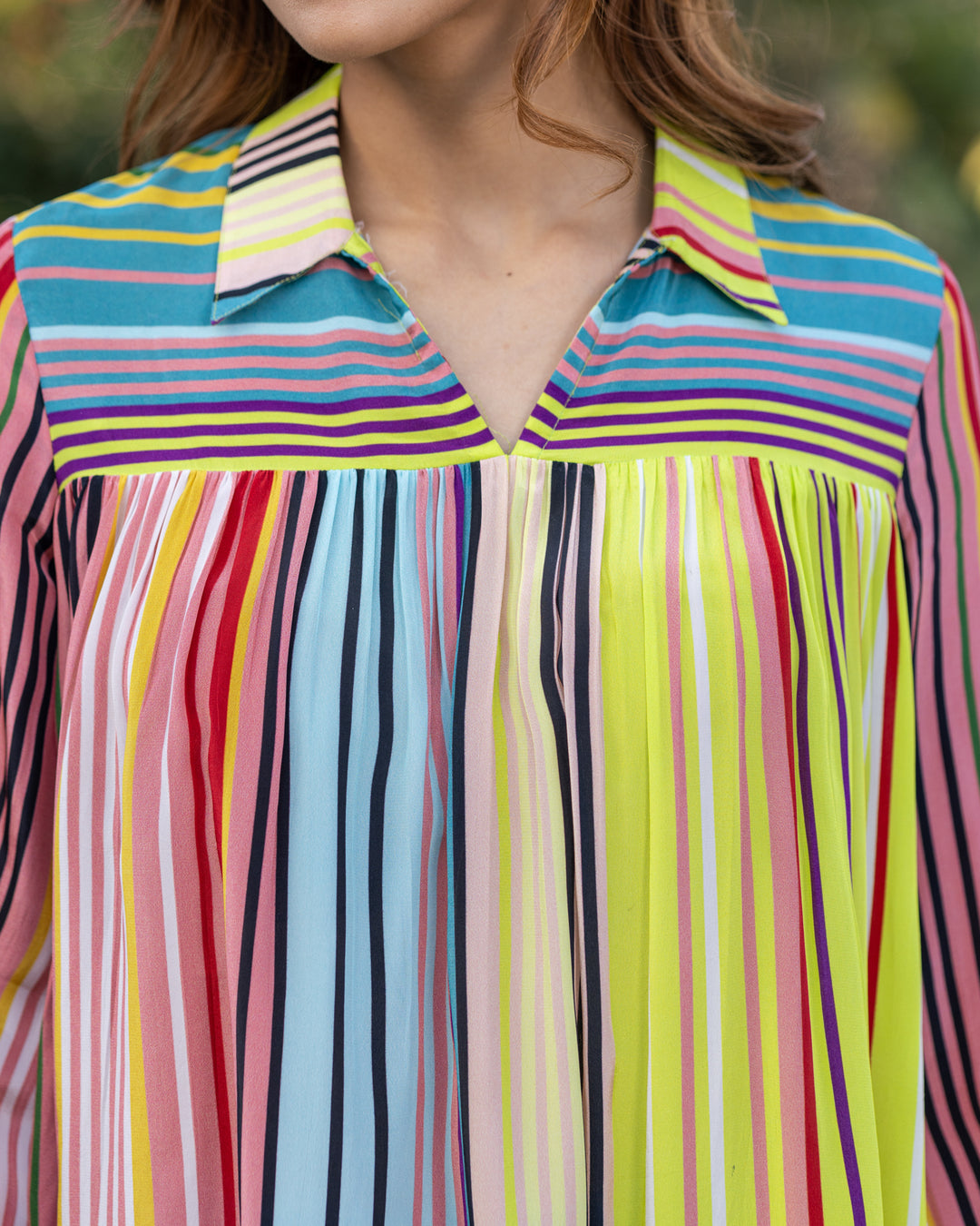 Multicolour Striped Top