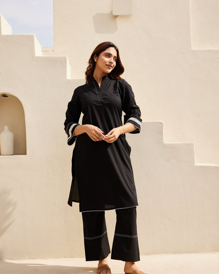 Timeless Black Kurta Set
