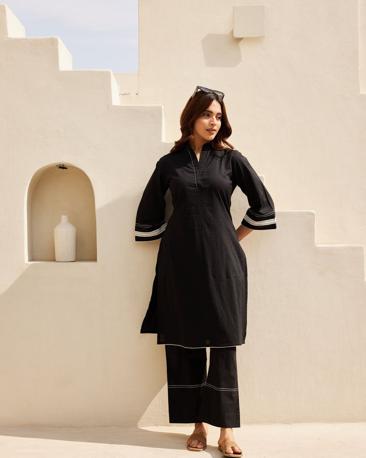 Timeless Black Kurta Set