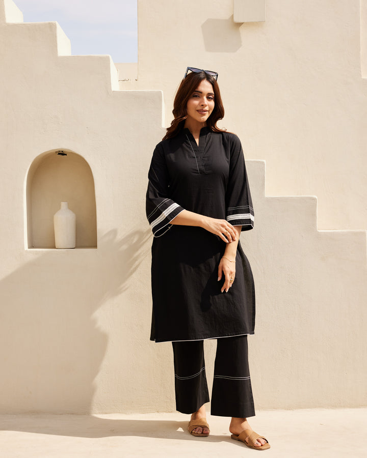 Timeless Black Kurta Set