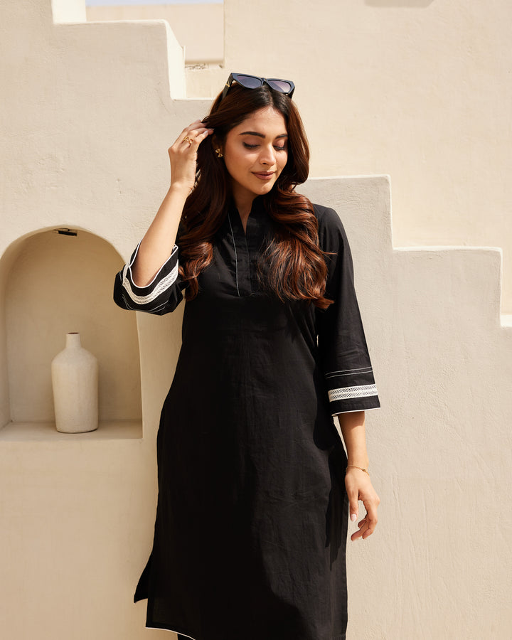 Timeless Black Kurta Set