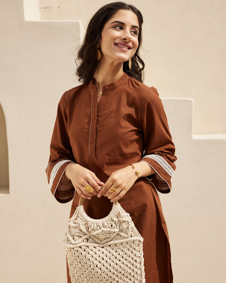 Timeless Brown Kurta Set