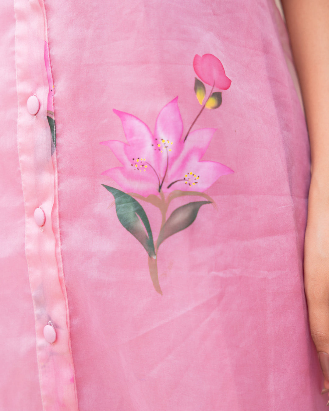 Baby Pink Organza Dress