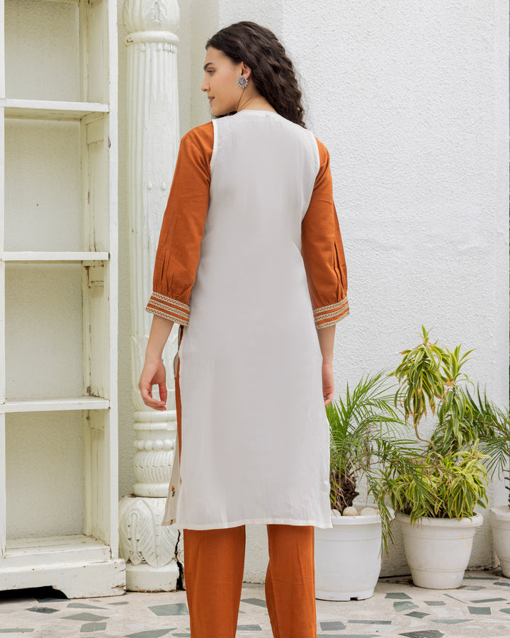 Brown Co-ord with Jacket