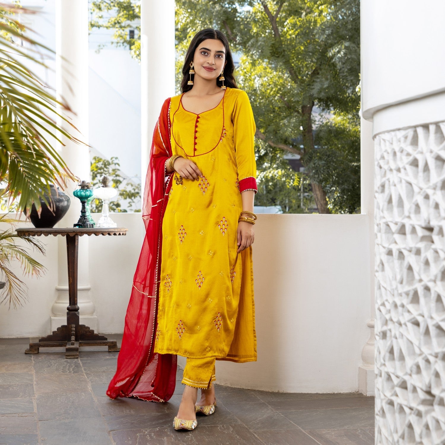 Mustard Lavish Suit Set main image 0