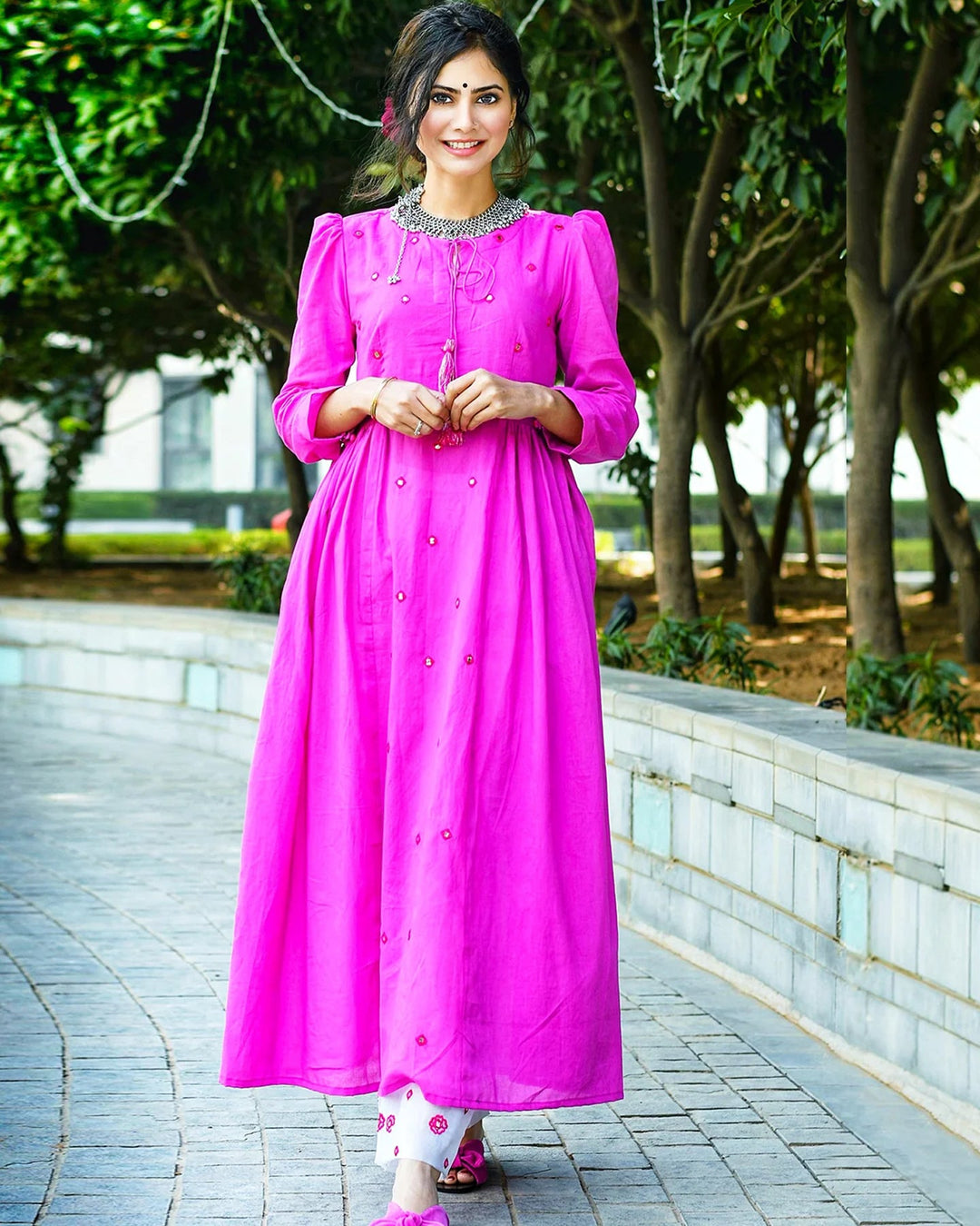 Pink Sheesha Home Kurta Set