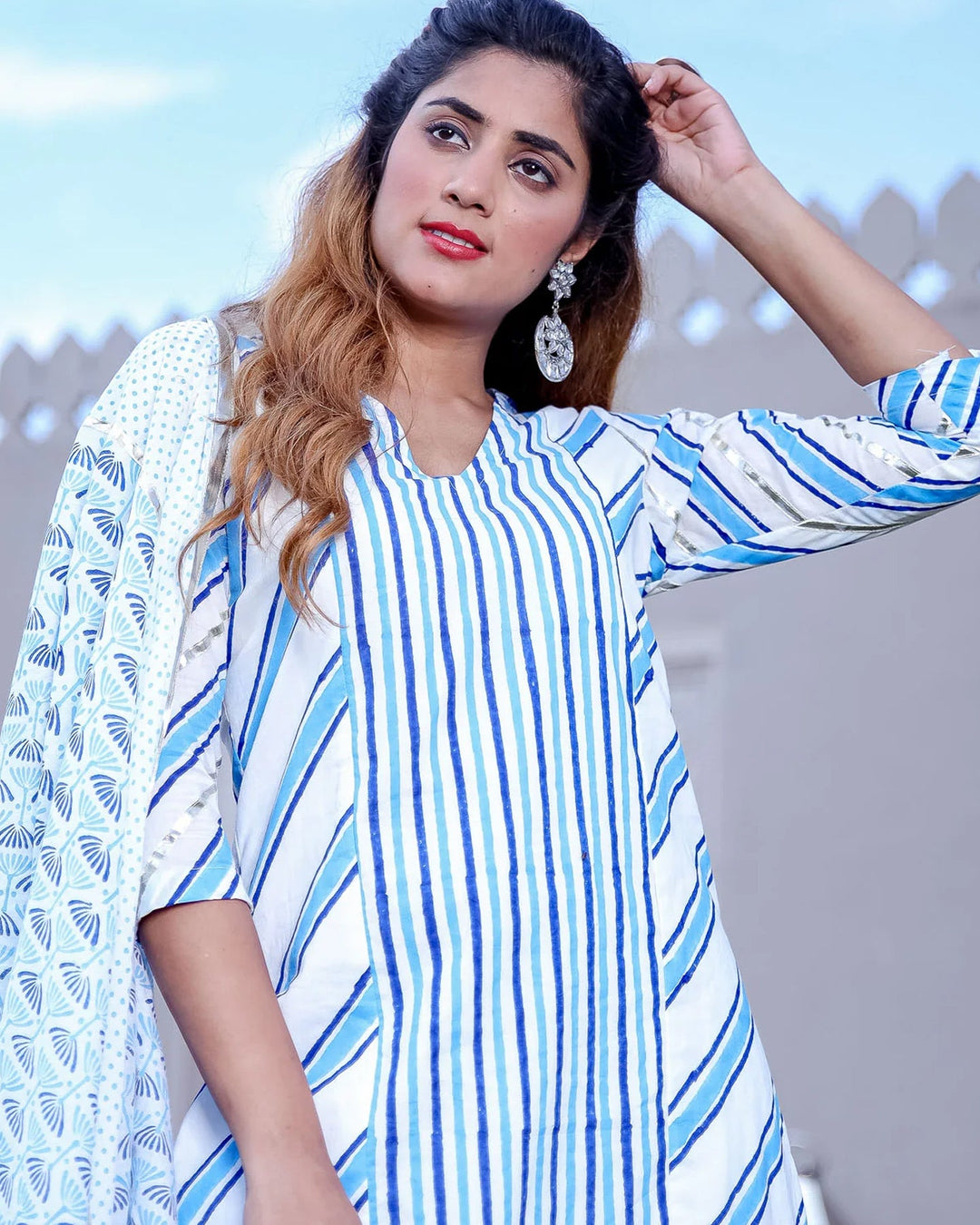 Striped Suit Set