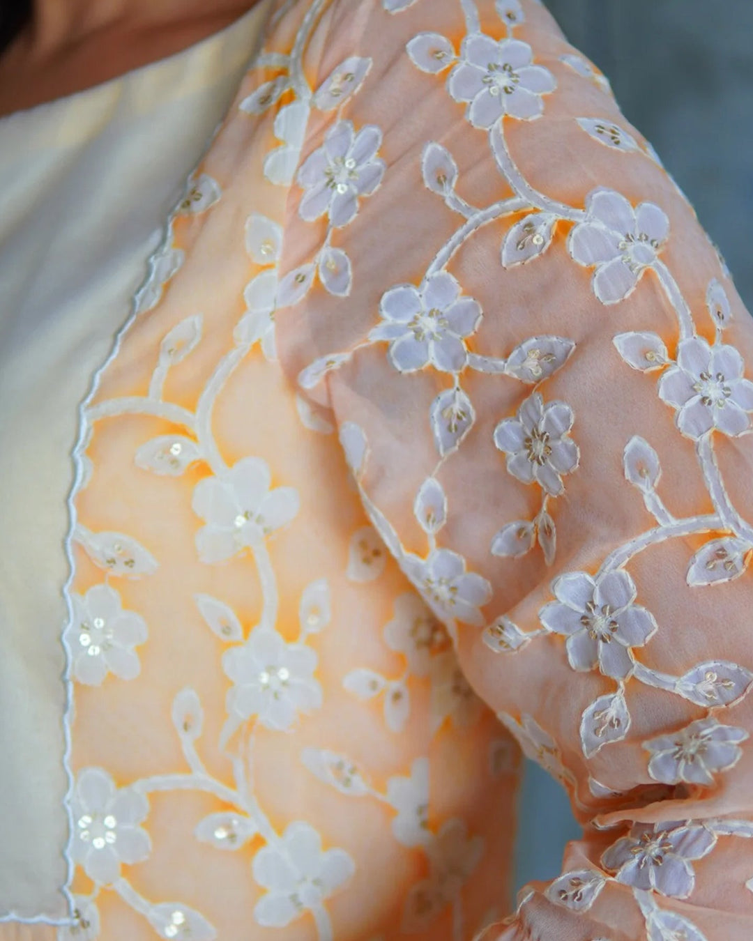 Yellow Floral Kurta Set