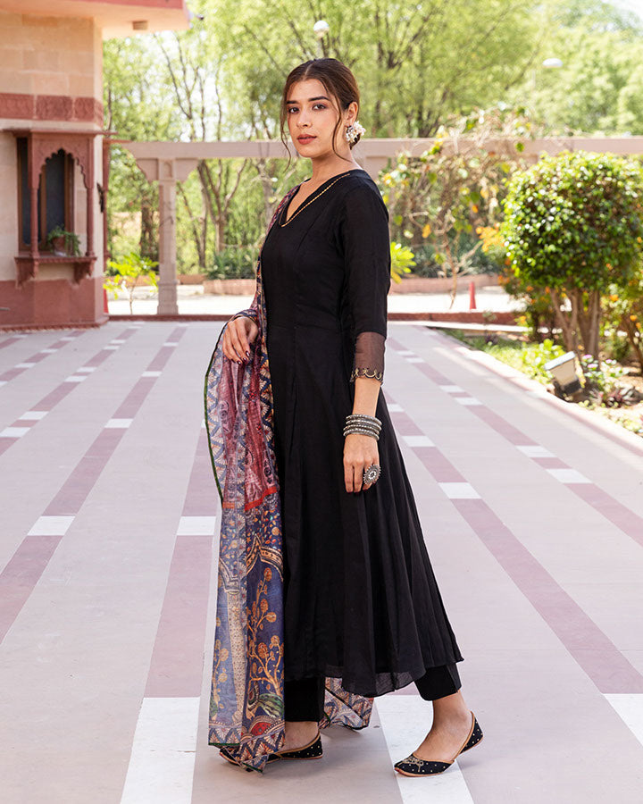 Krsnah Kalamkari Suit Set