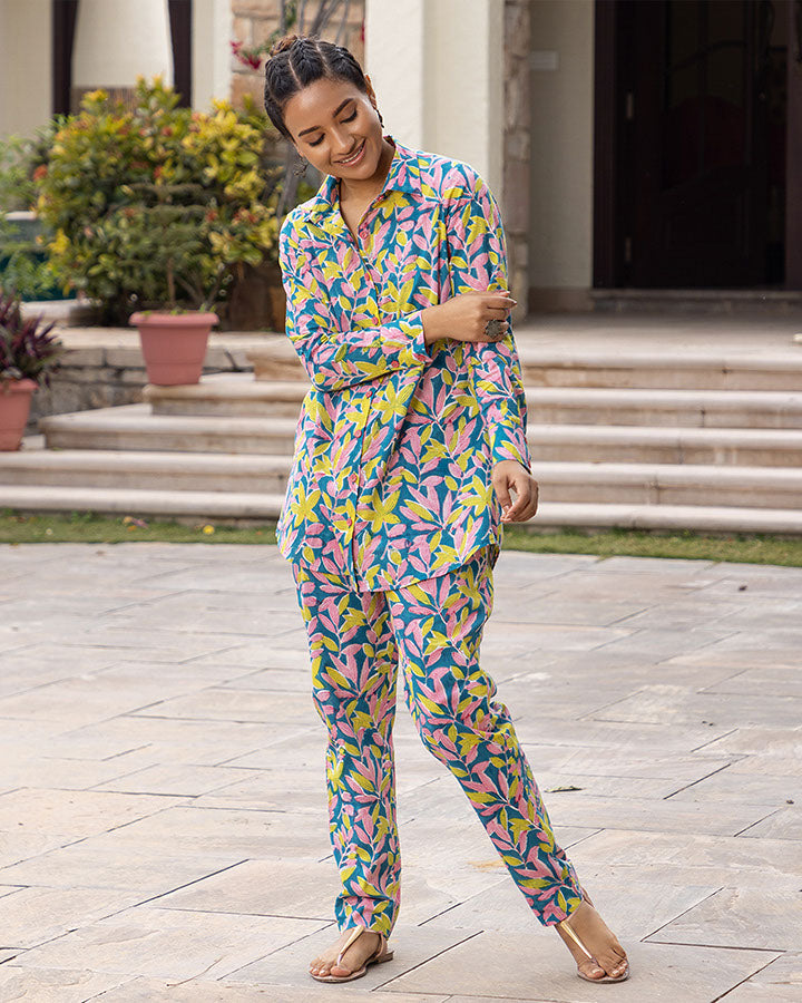 Foliate Block Co-Ord Set