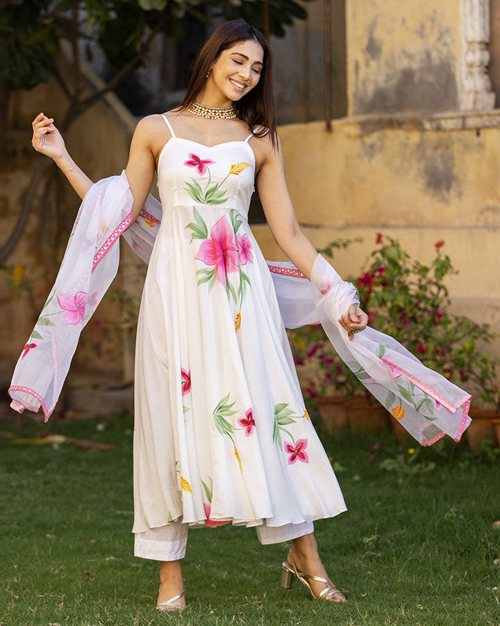 Nirvi Handpainted Suit Set