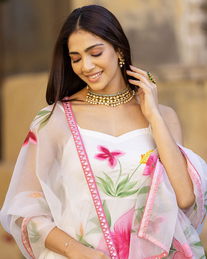 Nirvi Handpainted Suit Set