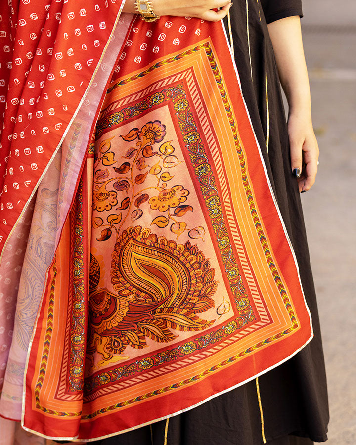 Raven Kalamkari Suit Set