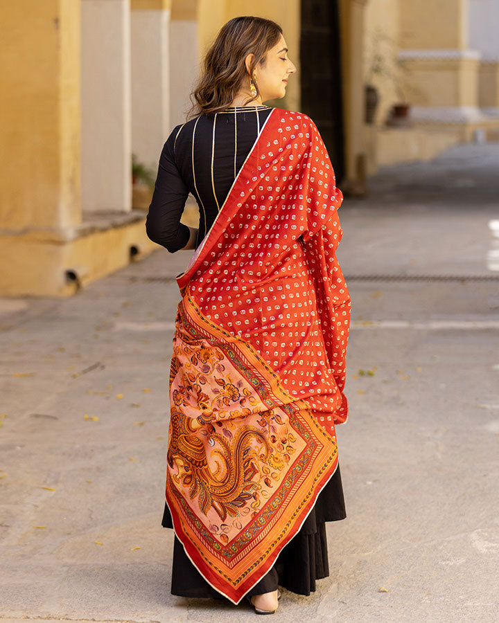 Raven Kalamkari Suit Set