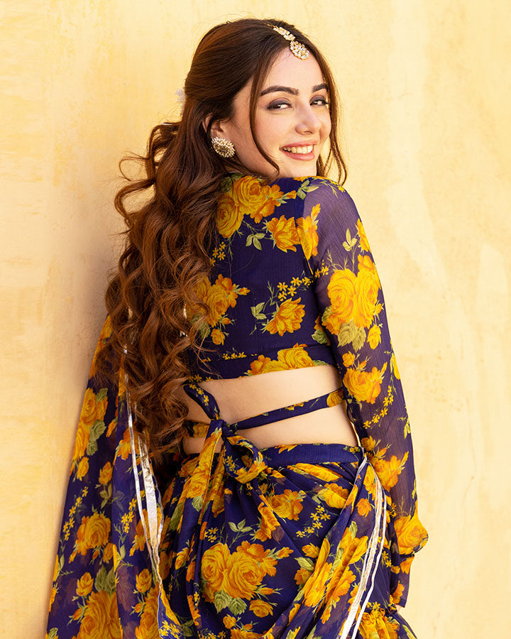 Maisha Chiffon Lehengha Set