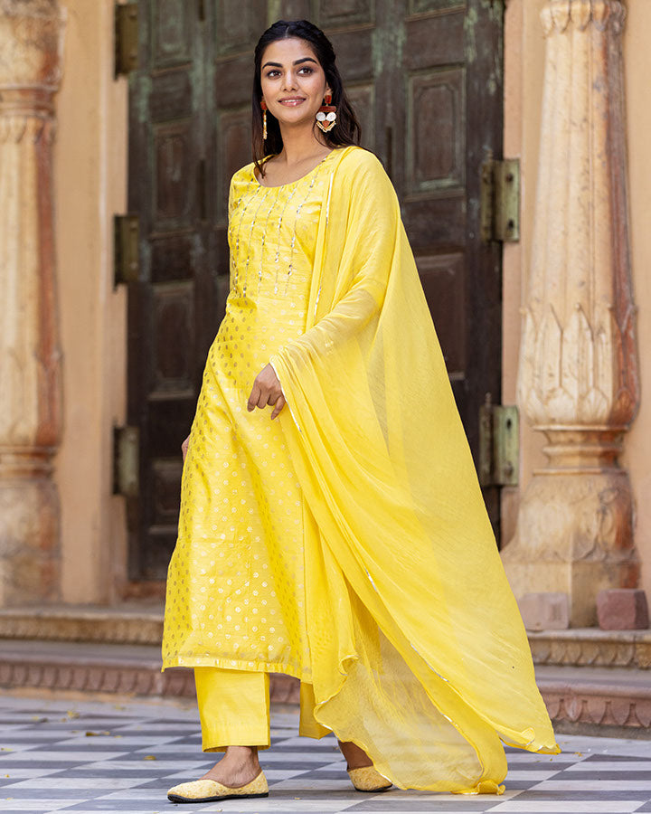 Erika Chanderi Suit Set