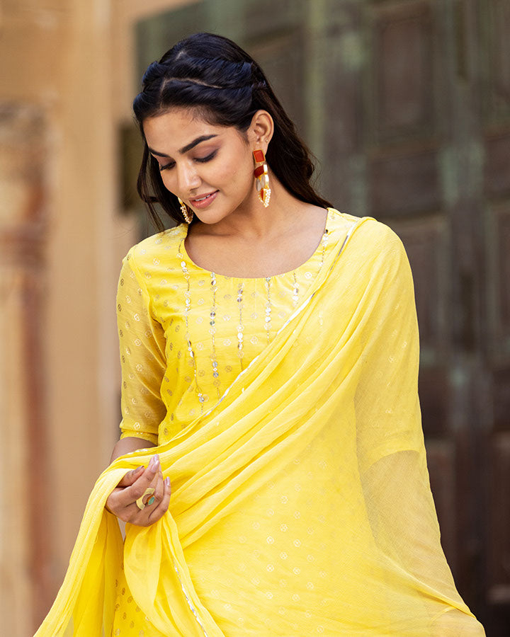 Erika Chanderi Suit Set