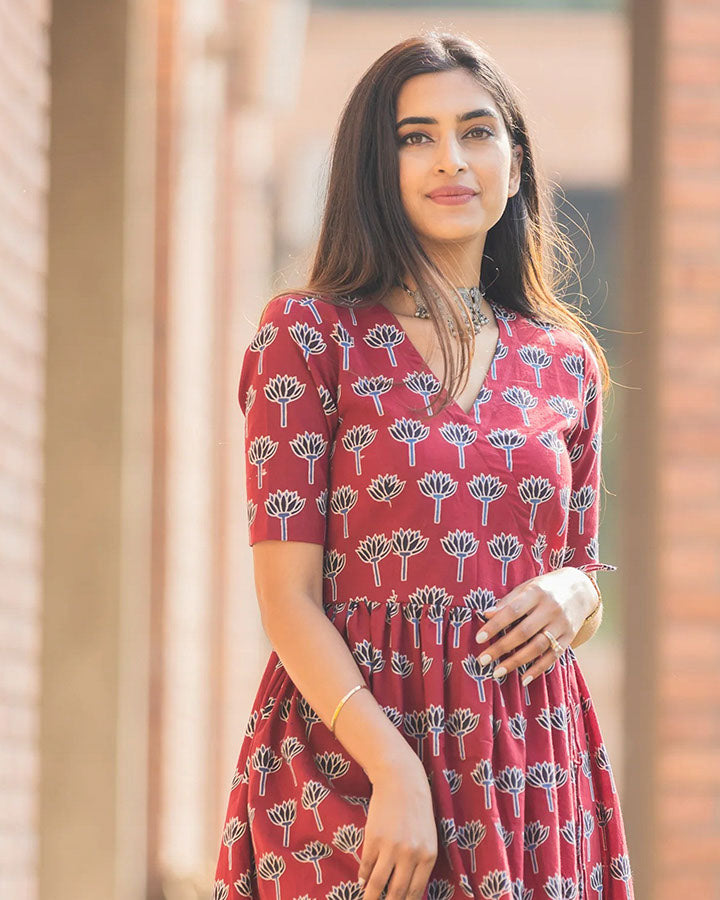 Red Lotus Dress