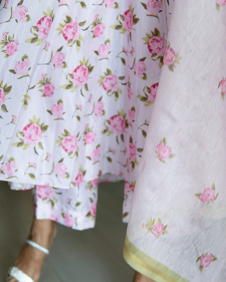 Pink Rose Suit Set