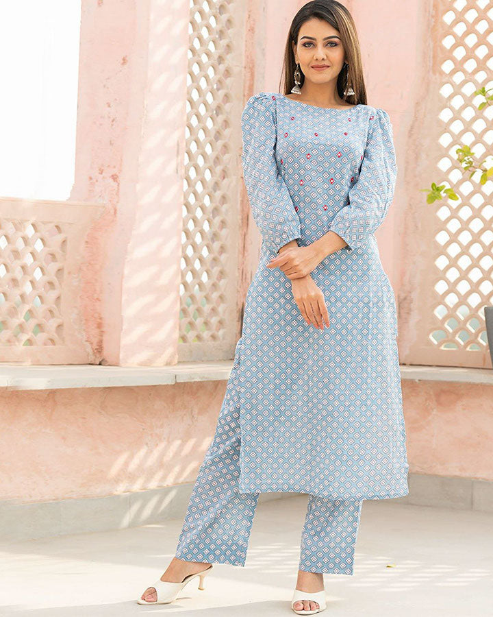 Astric Sheesha Kurta Set