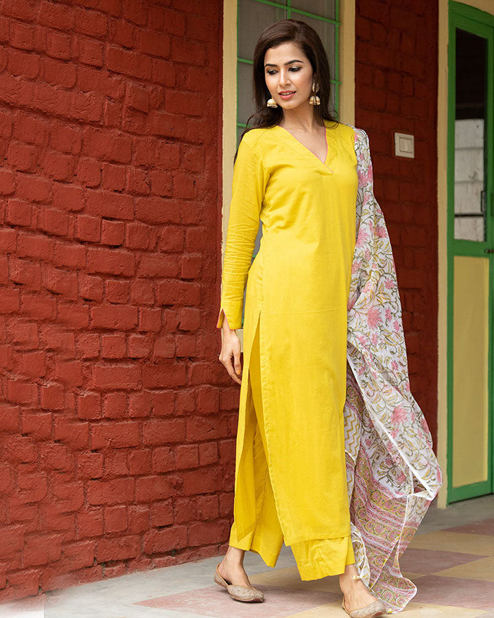 Olive Doria Dupatta Suit