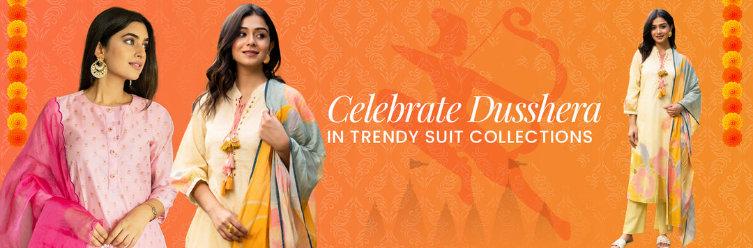 Bestseller Dusshera Suit Sets in Vibrant Designs for Your Festive Closet