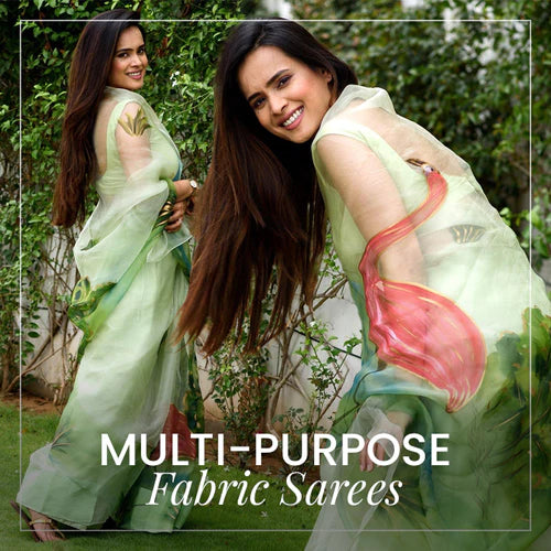 Bless Your Wardrobe With These Multi-Purpose  Fabric Sarees!