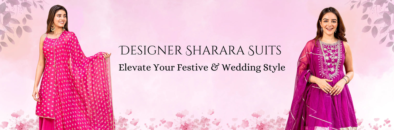 Designer Sharara Suits for Festive & Wedding Affairs