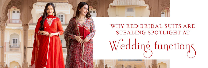 Why Red Bridal Suits Are Stealing Spotlight at Wedding Functions