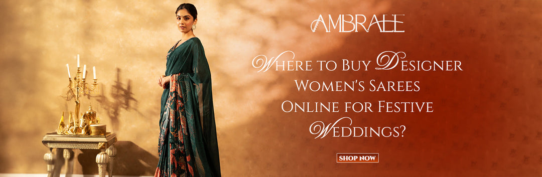 Where to Buy Designer Women's Sarees Online for Festive Weddings?