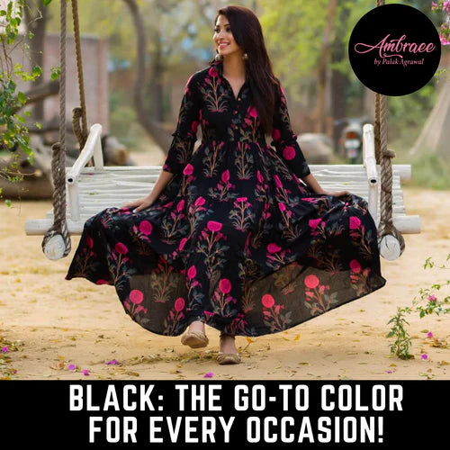 Black: The Go-to Color For Every Occasion!