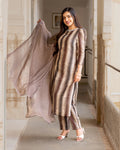 Grey Bagru Story Suit Set