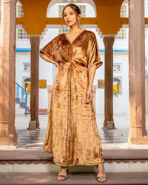 Velvet clearance kaftan dress