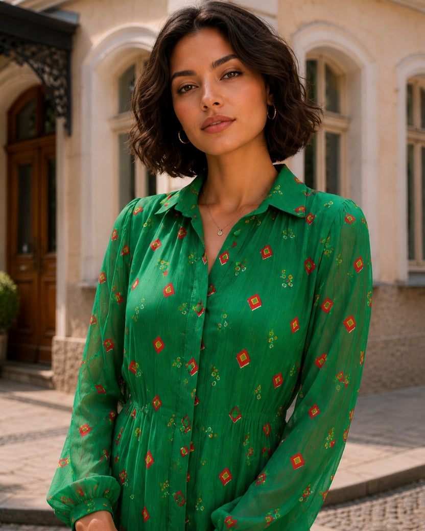 ANOUK COLLAR DRESS