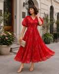 CRIMSON MEADOW DRESS