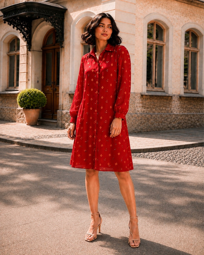LARA COLLAR DRESS