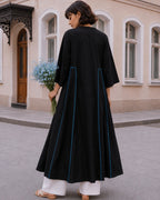 BLACK KURTA ONLY & DUPATTA