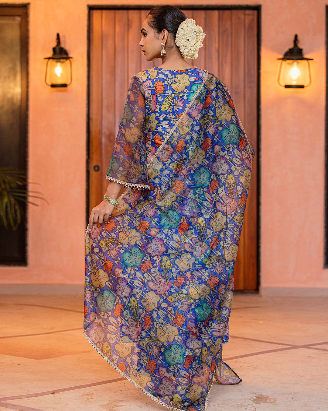 Multicolor Kalamkari Suit Set