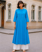 SKY KURTA ONLY & DUPATTA