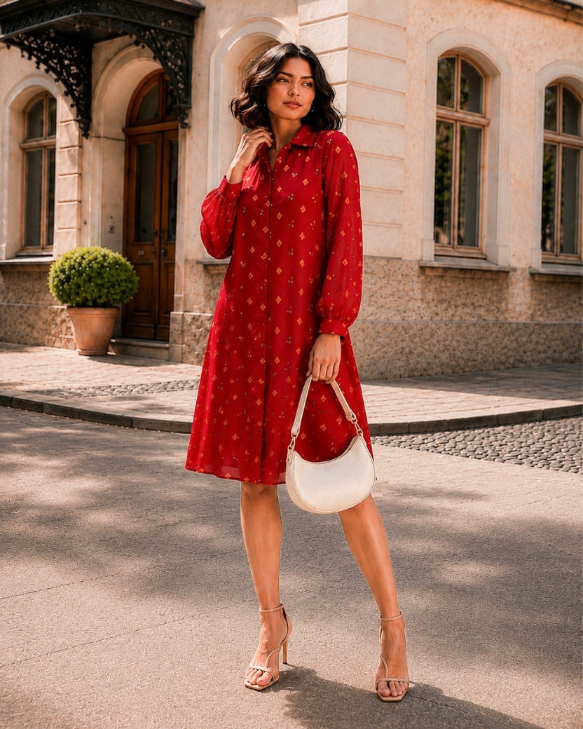 LARA COLLAR DRESS