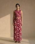 Red Floral Co-ord Set