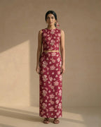 Red Floral Co-ord Set