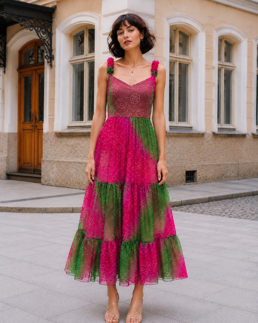 GULABI GREEN DRESS