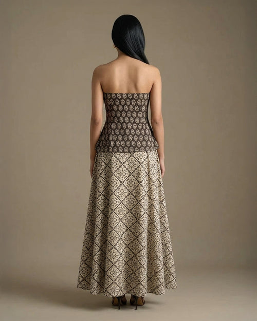 Black Buti Tube Co-ord